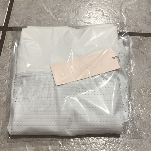 Volare White Serve It Up Mesh Tennis Pickleball Athletic Skirt Skort NWT - Picture 12 of 14